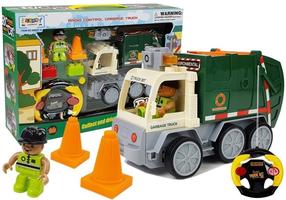  Rc šiukšliavežė Lean Toys Building Bricks, -