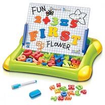 Piešimo lenta Smily Play Magnetic Dry Wipe Board, 24 cm, žalia sp./įvairių spalvų, 51 vnt.