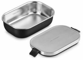Konteiner toidu jaoks Le Creuset On The Go, 0.9 l, 21.8 cm x 15.3 cm, must v.