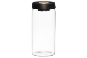 Pārtikas uzglabāšanas konteiners Maku 656307, 1.6 l, caurspīdīga krās./melna krās.
