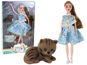Кукла с аксессуарами Lean Toys Emily Spring, 30 см, многоцветный