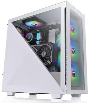 Kompiuterio korpusas Thermaltake Divider 300 TG Snow ARGB, balta sp.