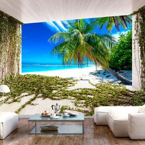 Fototapeet Artgeist Beach and Ivy, 315 cm x 450 cm