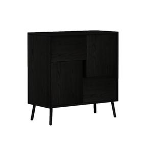 Skapītis Kalune Design Darien, melna krās., 76.5 cm x 35 cm x 79.5 cm