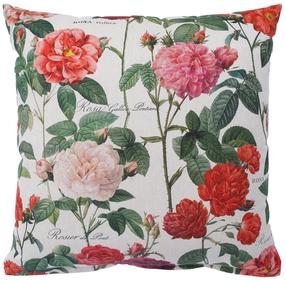 Dekoratyvinė pagalvėlė Home4you Holly 440, balta sp./raudona sp./žalia sp., 45 cm x 45 cm