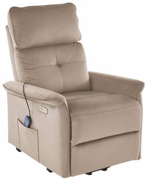 Allalastava seljatoega tugitoolid Leisure Furniture Semir 2, beež v., 90 cm x 80 cm x 108 cm