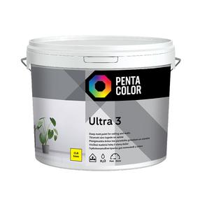 Dažų bazė Pentacolor Ultra Ultra 3, emulsiniai, visiškai matinis, 10 l