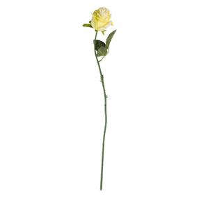 Mākslīgie ziedi, roze Domoletti, dzeltena krās., 76 cm