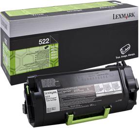 Tintes printera kasetne Lexmark 52D2000, melna krās.