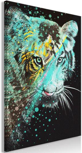 Reprodukcija Artgeist Mint Tiger KR42, 80 cm x 120 cm