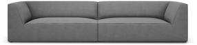 Sofa Micadoni Home Ruby MIC_4S_137_F1_RUBY5, pilka sp., 302 x 93 cm x 69 cm