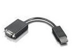 Kabelis Lenovo Video Dongle 03T6553 Displayport, VGA, 0.2 m, juoda sp.