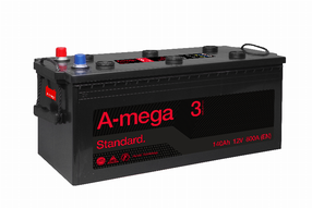 Akumuliatorius A-mega Standard, 12 V, 140 Ah, 800 A