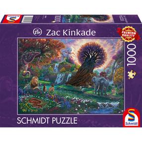 Dėlionė Schmidt Zac Kinkade The Garden of Eden, 49.3 cm x 69.3 cm, 1000 vnt., įvairių spalvų