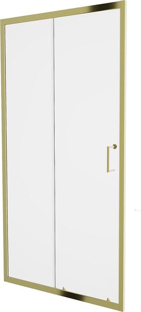 Dušo durys Mexen Apia 845-120-000-50-00, 120 cm x 190 cm, aukso sp./grūdintas