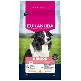 Sausas šunų maistas Eukanuba Senior Medium, vištiena, 3 kg