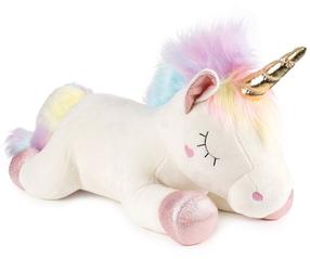 Pehme mänguasi ükssarvik Fancy Unicorn Lilu, mitmevärviline, 48 cm