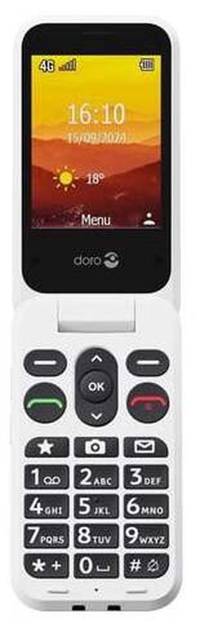 Mygtukinis telefonas Doro Leva L21, balta sp.
