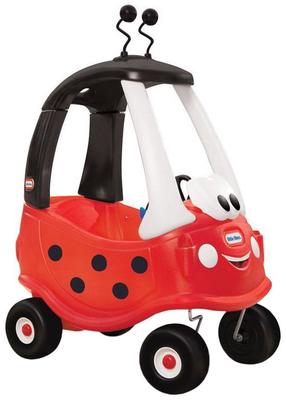 Детская машинка каталка Little Tikes Cozy Coupe Ladybird, белый цв./черный цв./красный цв.