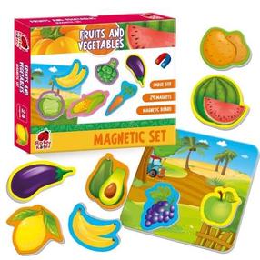 Magnetiline mäng Roter Kafer Fruits Magnetic Puzzle, mitmevärviline, 24 tk
