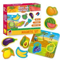 Magnetinis žaidimas Roter Kafer Fruits Magnetic Puzzle, įvairių spalvų, 24 vnt.
