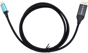 Kabelis i-Tec C31CBLDP8KBIDIR USB-C Vīrietis, Displayport Vīrietis, 1.5 m, melna krās.