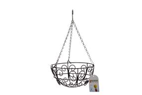 Rippuv lillepott Garden Center 20617, metall, Ø 25 cm, pruun v.