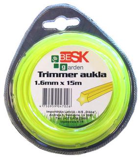 Nešiojamos žoliapjovės lynas Besk, 15 m x 1.6 mm