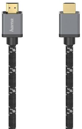 Kabelis Hama HDMI - HDMI 2.1 8K Premium HDMI, HDMI, 2 m, melna krās.