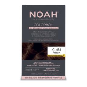 Matu krāsa Noah Color In Oil, chestnut krās., 4.36, 135 ml