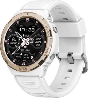 Умные часы Maxcom Titan Valkiria FW100 MAXCOMFW100WITE, золотой цв.