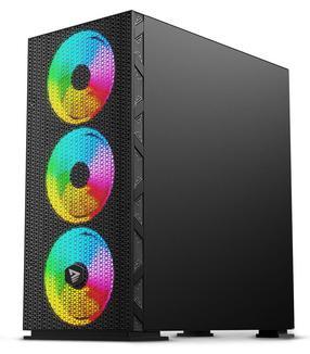 Корпус компьютера Savio Raptor X1 ARGB, черный цв.