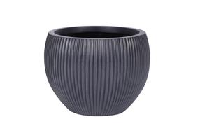 Gėlių vazonas Domoletti LT14764-2S, keramika/molis, Ø 37 cm, antracito sp.