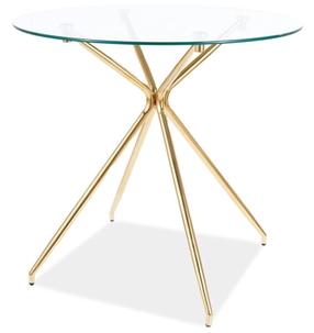 Stalas Modern Azalia, aukso sp., 80 cm x 80 cm x 76 cm