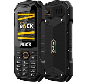 Telefons ar pogām eStar Rock, 128 MB, melns krās.