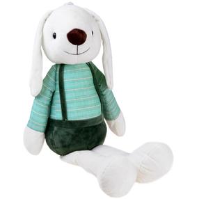 Pliušinis žaislas Bunny ZA4400, balta sp./žalia sp., 60 cm