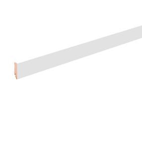 Grindjuostė Domoletti 717510, 2400 cm x 8 cm x 1.8 cm, balta sp.