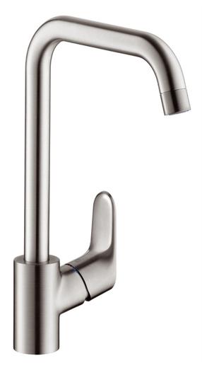Virtuvinis maišytuvas Hansgrohe Focus 318208, nerūdijančiojo plieno sp.