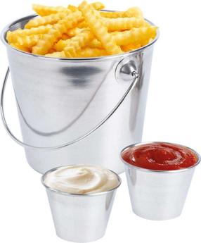 Servēšanas komplekts Excellent Houseware Fries, sudraba krās., nerūsējošais tērauds
