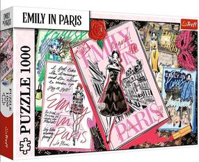 Dėlionė Trefl Emily In Paris Fashion Magazine 10966, 48 cm x 68.3 cm, 1000 vnt., įvairių spalvų