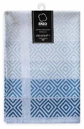 Virtuvinis rankšluostis Carino SDA-09, mėlynas/baltas/pilkas, 60 cm x 40 cm