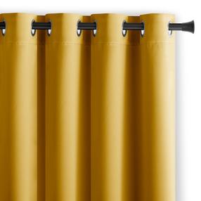 Pimendavad kardinad Restilo Blackout, kollane v., 140 cm x 175 cm