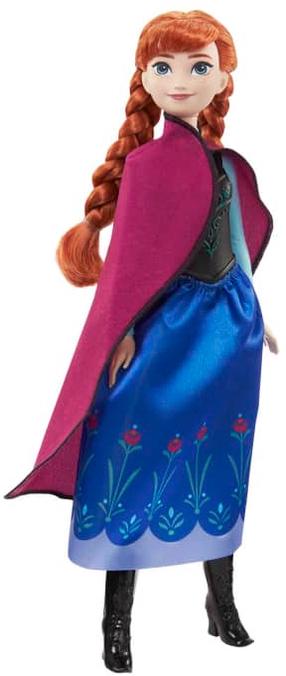 Lelle - pasaku tēls Mattel Disney Frozen Anna HLW49, 28 cm, daudzkrāsaina