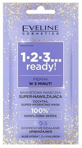 Sejas maska Eveline 1-2-3...Ready! Super-hydrating Cocktail, 8 ml