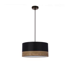 Šviestuvas kabinamas Candellux Lighting Porto, E27, 1 x 60 W, ruda sp./juoda sp. / juoda sp.