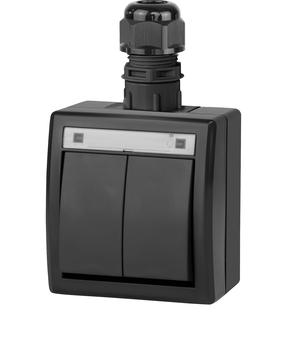 Lüliti Elektro-Plast Aquant 5002-67, 2 sl., antratsiit v.