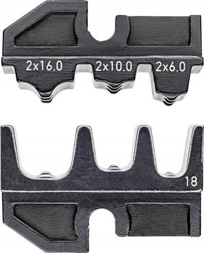 Maatriks kompressioontöödeks/klambritele/kaablite jaoks Knipex 97 49 18, 50 mm
