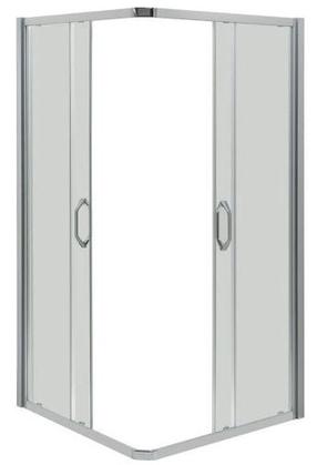 Душевая кабина Huppe X1, квадратная, без поддона, 80 см x 80 см x 190 см, серебристый цв./прозрачный