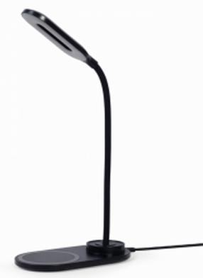 Darbo stalo šviestuvas Gembird Desk Lamp+Wireless Charger, LED, 10W, kelių galimų spalvų/dizainų, parenkama atsitiktine tvarka