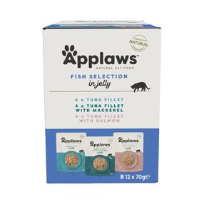 Kassi märgtoit Applaws, kalaliha, 0.07 kg, 12 tk
